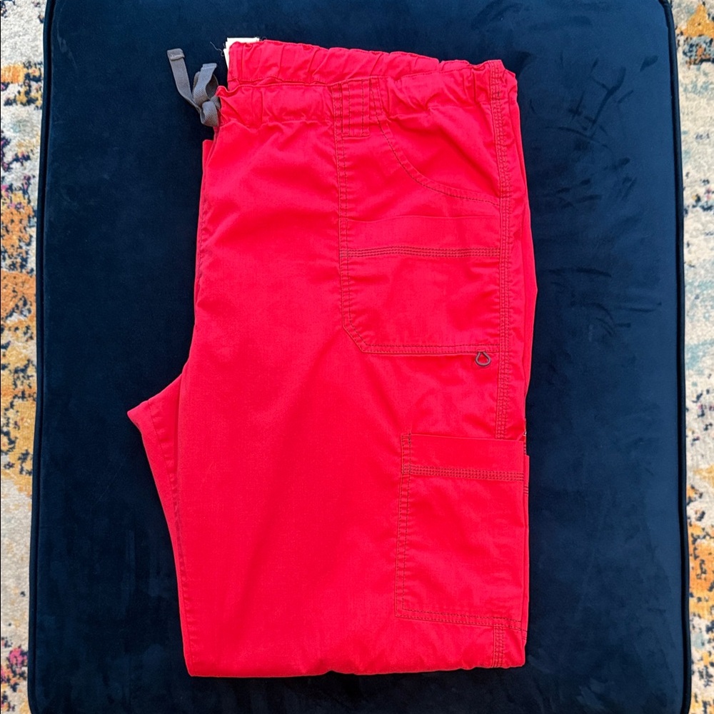 Dickies crimson cargo scrub pants 2xl tall